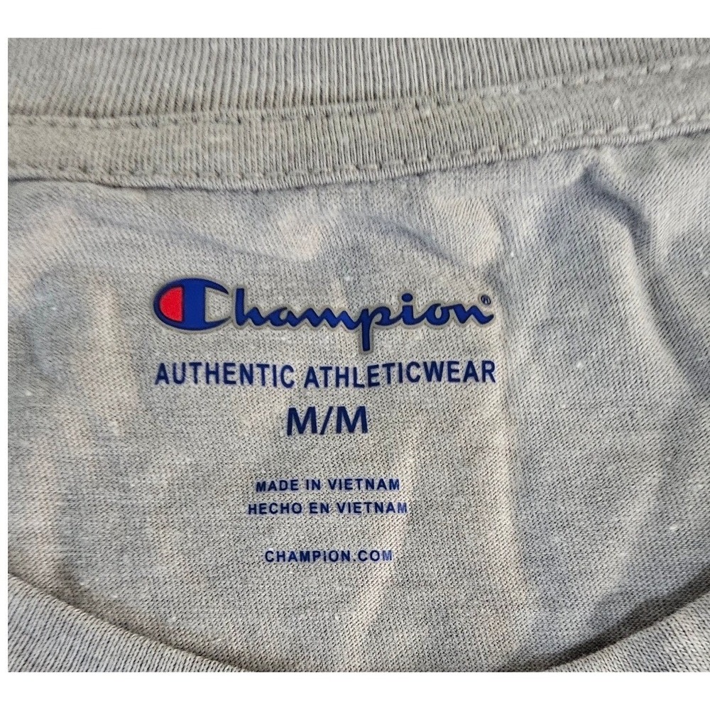 NWT Champion Mens Oxford Grey Heather‎ Graphic Logo T-Shirt Size Medium - Picture 3 of 8